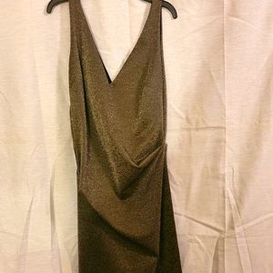 Gold Nicole Miller Dress